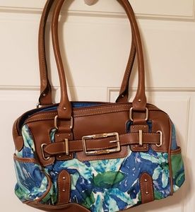 Chaps Blue And Green Handbag. READ DESCRIPTION